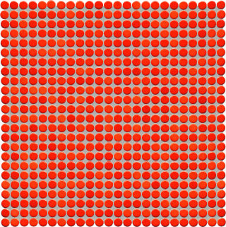 Ø1x0,65 Loop korallenrot glänzend Mosaikbogen 32x32