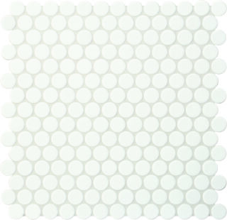 Ø2x0,65 Loop arktisweiß glänzend Mosaikbogen 32x32