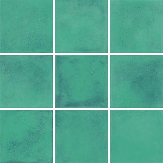 10x10x0,65 Karl ocean blue glänzend Mosaikbogen 30x30