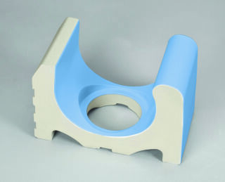 12,5cm tieflie. groß m. Abl. azur hell System Wiesbaden