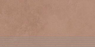 30x60x0,9 Solid Ground Treppe red clay R10/A+B