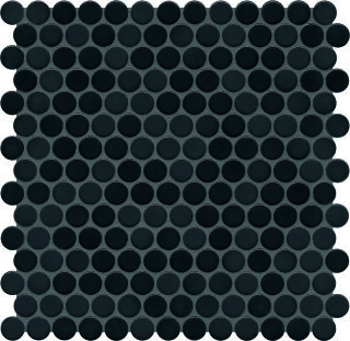 Ø2x0,65 Loop nachtschwarz glänzend Mosaikbogen 32x32