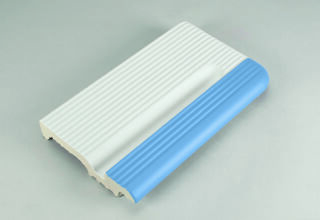25cm Endstein rechts 150mm 91/553002 C Markierung: 553002 - azur hell
