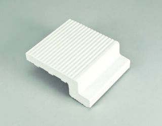 12,5cm Randstein neutral 10 C aktivweiß