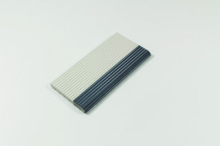 12,5x25x1,5 Treppe neutral 1 C Markierung 340 - neutral 1 - tiefschwarz