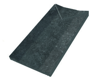 50x25x1,4 Ascona Endstück graphite R11/B Flachrinne
