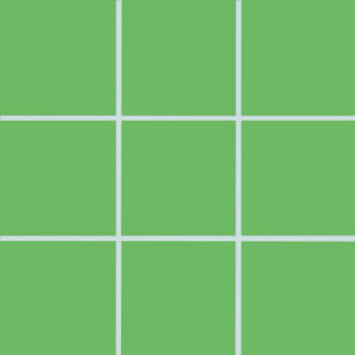 10x10x0,65 Plural grün dunkel R10/B Mosaikbogen 30x30, unglasiert