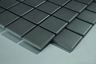 5x5x0,65 Plural neutral 3 R10/B Mosaikbogen 30x30, unglasiert