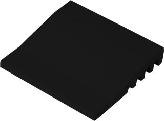 12,5x12,5 Duschtasse neutral 1 R10/B tiefschwarz