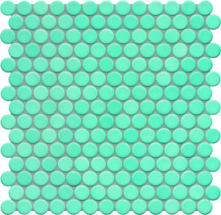 Ø2x0,65 Loop aquablau R10/B Mosaikbogen 32x32