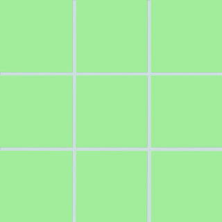 10x10x0,65 Plural grün mittel R10/B Mosaikbogen 30x30