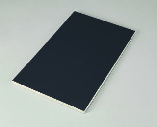 15,6x25x0,8 Ecke links gerun. neutr. 1 B tiefschwarz