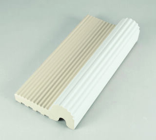 25cm Beckenrandstein neutral 10 C Überhang <(>&<)> Wulst: 701 - neutral 10