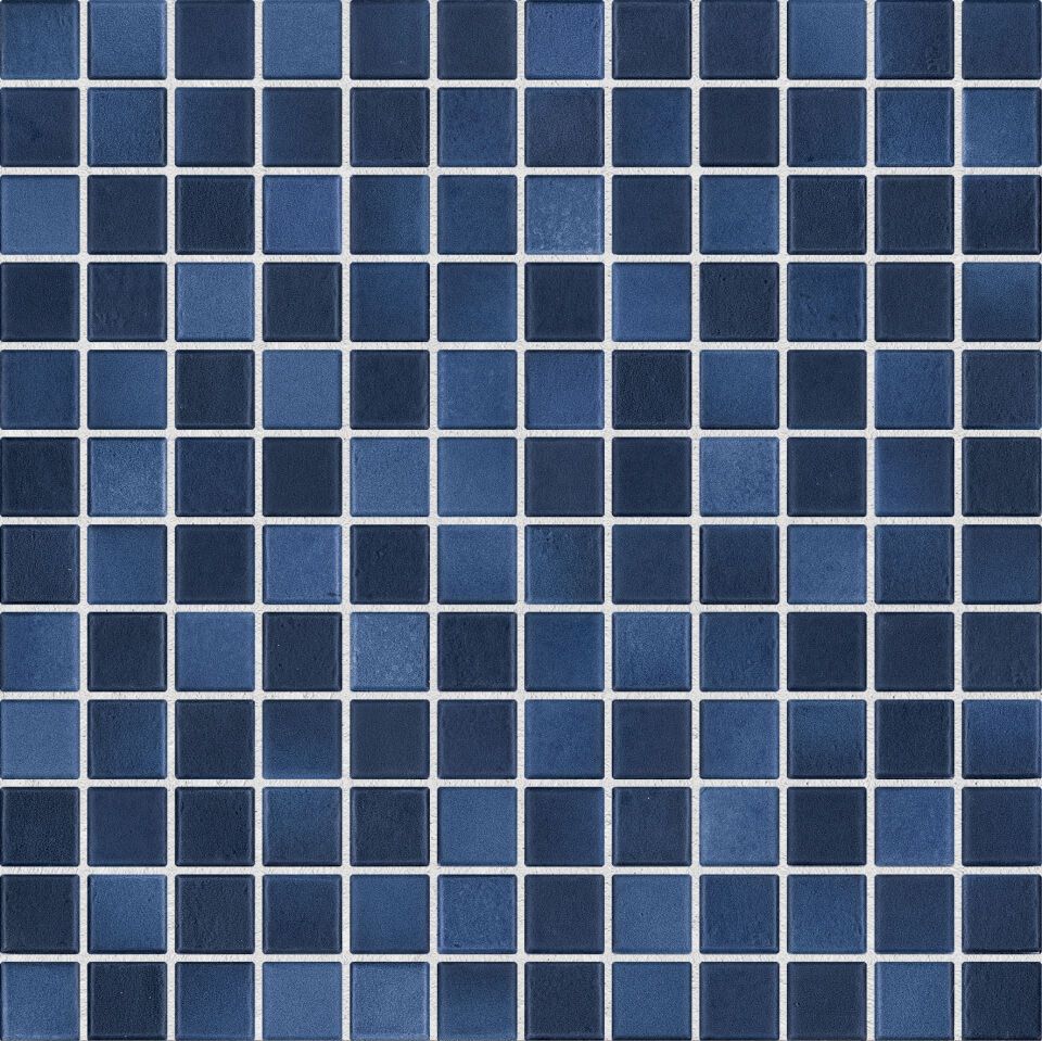 2,5x2,5x0,65 Ocean deep sea blue R10/B Mosaikbogen 30x30