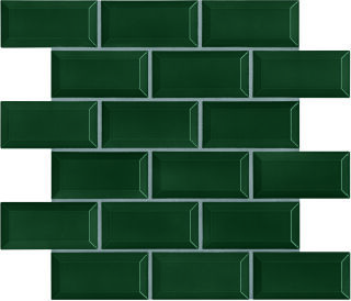 5x10x0,65 District Facette racing green Mauerverband