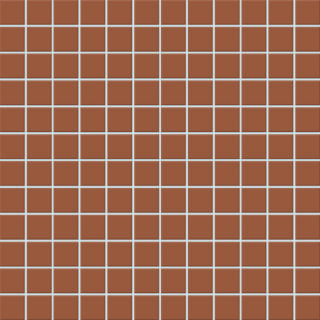 2,5x2,5x0,65 Plural ocker dunkel R10/B ocker dunkel, Mosaikbogen 30x30