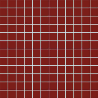 2,5x2,5x0,65 Plural oxidrot aktiv R10/B oxidrot aktiv, Mosaikbogen 30x30