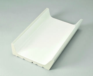 25x16x1,5 Rinnenschale neutral 10 glzd aktivweiß glänzend