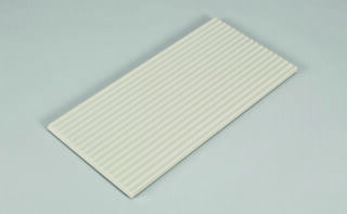 12,5x25x0,8 Kopfkante ger. graubeige C