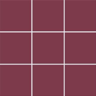 10x10x0,65 Plural beerenrot Mosaikbogen 30x30