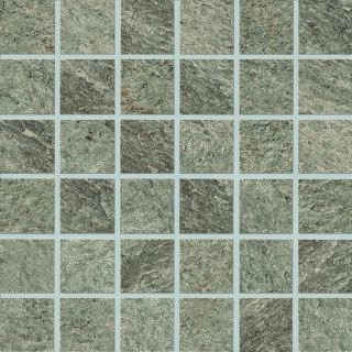 5x5x0,8 Quarzit Mosaik sepiabraun R11/B Mosaikbogen 30x30