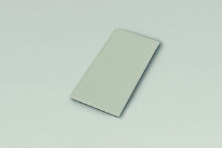 12,5x25x0,8 Ecke rechts ger. graubeige C