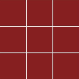 10x10x0,65 Plural braunrot Mosaikbogen 30x30
