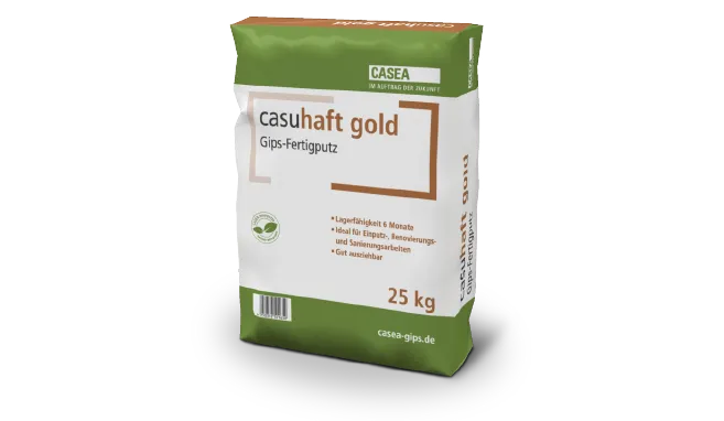 CASEA Gips-Fertigputz casuhaft gold