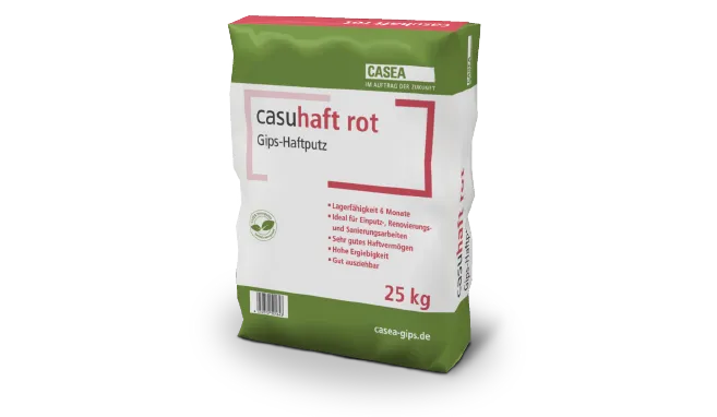CASEA Gips-Haftputz casuhaft rot