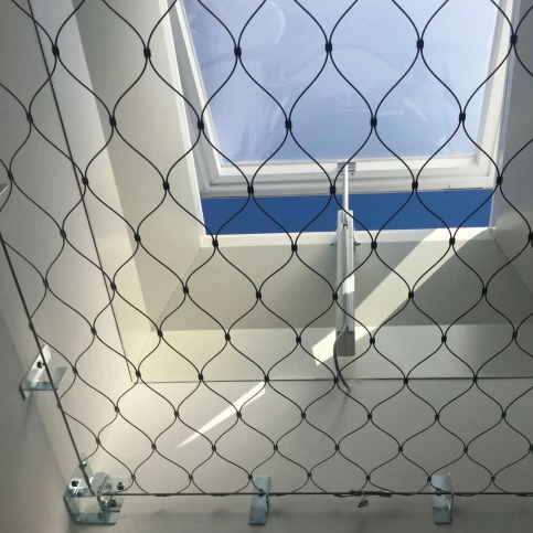SECU® NET Edelstahl rund