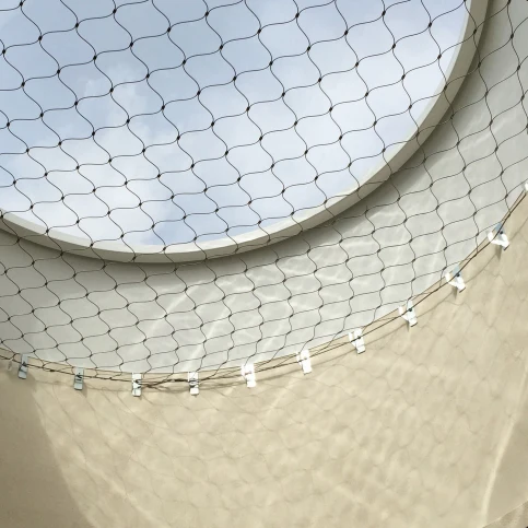 SECU® NET Edelstahl rechteckig