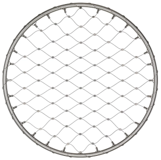 Die Webnet-Rahmen-Geometrie wird individuell nach Wunsch des Auftraggebers gefertigt.