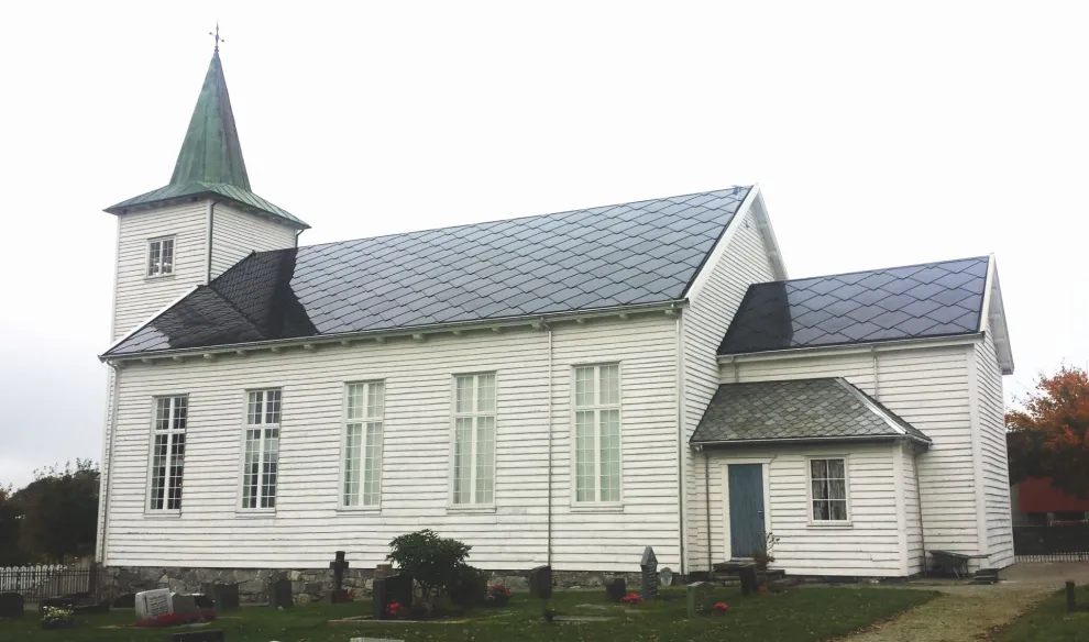 Strand Kirche in Tau aus dem 19. Jahrhundert | ©SunStyle®