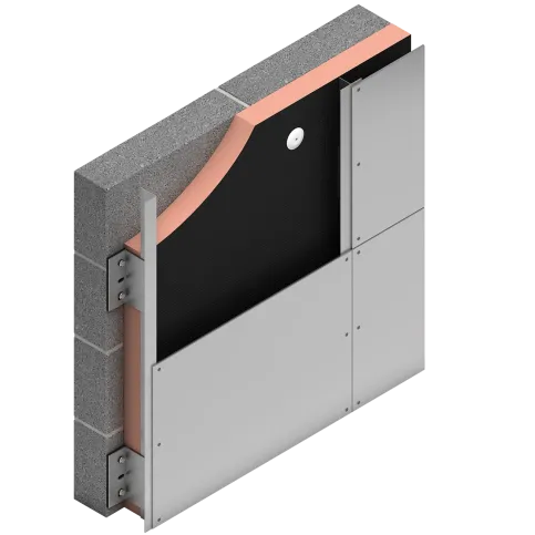 Kooltherm® K15 VHF – Fassaden-Dämmplatte