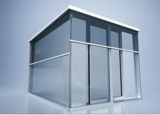 Zipscreen-System heroal VS Z Ecklösung