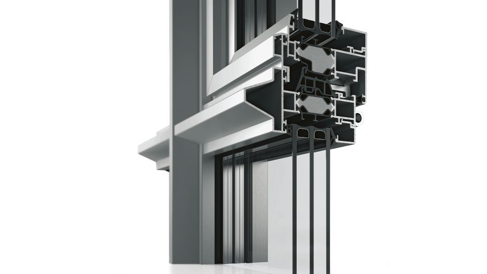 Fenstersystem heroal W 72 CW