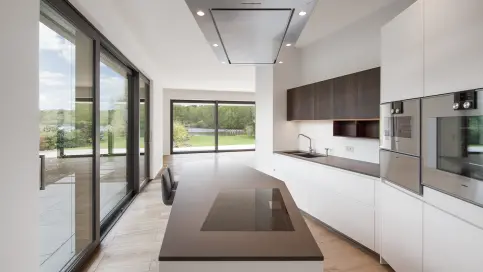 heroal S 77 HI in einem Einfamilienhaus in Deutschland (© Gnädinger Architekten)