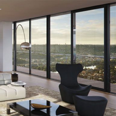 Hebe-Schiebetür-System heroal S 77 SL Hebe-Schiebetür-System heroal S 77 SL