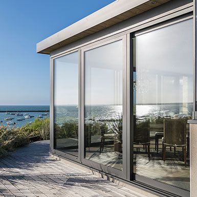 Hebe-Schiebetür-System heroal S 77 SL Hebe-Schiebetür-System heroal S 77 SL