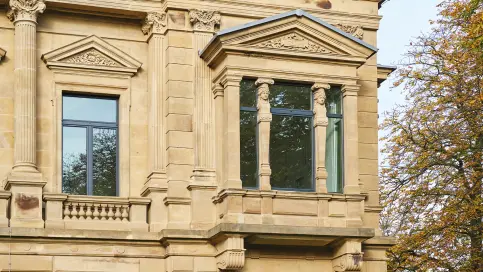 Villa Marckhoff im Kunstmuseum in Bochum, Systeme heroal D 72 RL, heroal W 72 RL