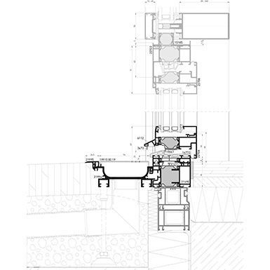 Blockfenstersystem heroal W 72 i – Fassadenintegration