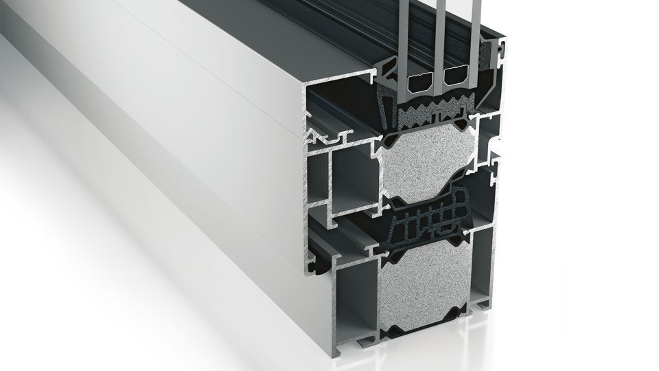 Fenstersystem heroal W 77 HI