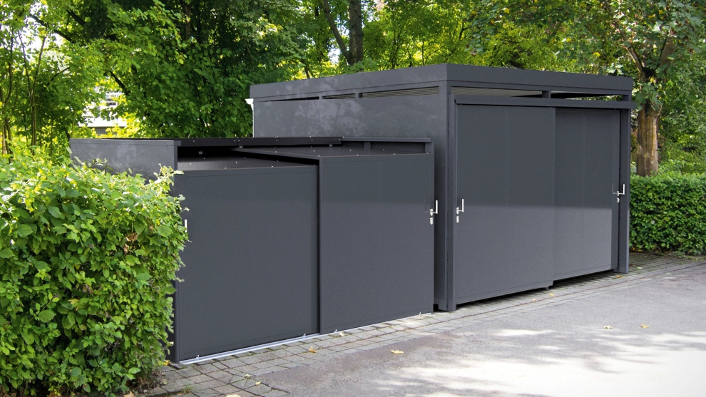 Fahrrad-Box, Vollblech