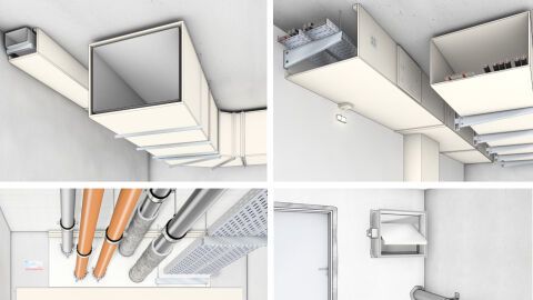 Bauliche Brandschutzsysteme für die Gebäudetechnik
