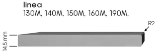 helopal woodline, Querschnitt