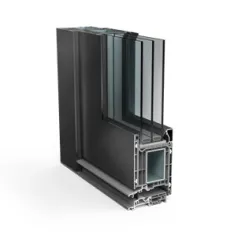 VEKA AluConnect Haustürprofil als klassischer Flügel für Gläser oder Einsatzfüllungen