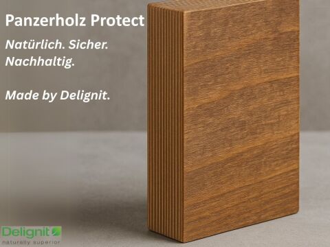 Panzerholz Protect – der zukunftssichere Werkstoff für Hochsicherheitslösungen