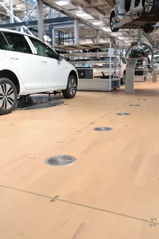 Delignit® Industrieböden Anwendungsbeispiel