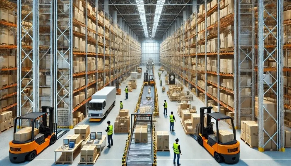 Delignit®-Industrieboden im Logistikbereich (KI)