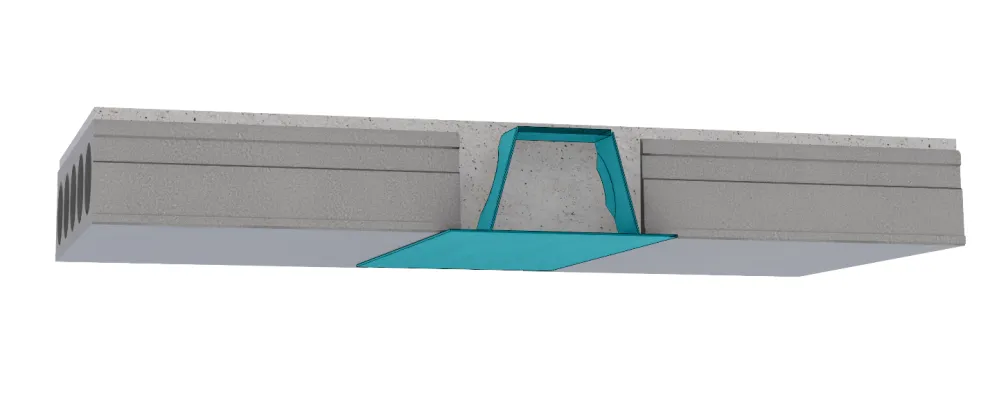 DELTABEAM® Slim-Floor Konstruktion